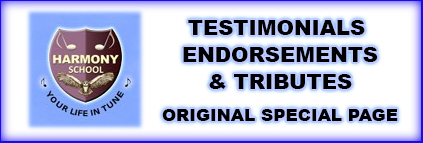 Professional Testimonials, Endorsements, Recommends & Tributes