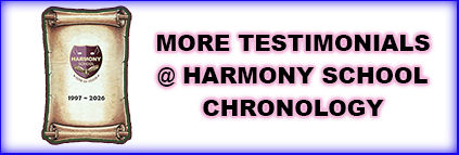 More Endorsements @ Harmony School Chronology
